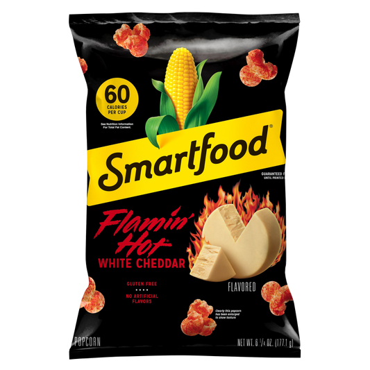 Smartfood Flamin' Hot White Chedddar Popcorn 6.25oz