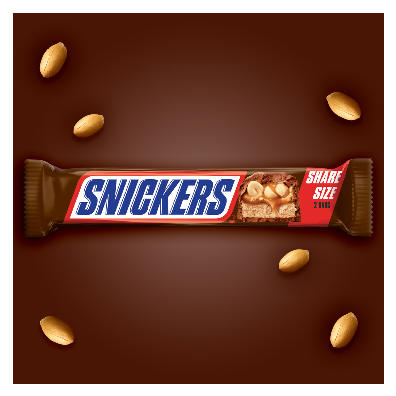 Snickers Candy Bar King Size 3.29oz