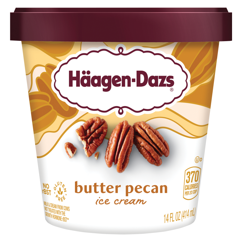 Haagen-Dazs Butter Pecan Ice Cream Pint