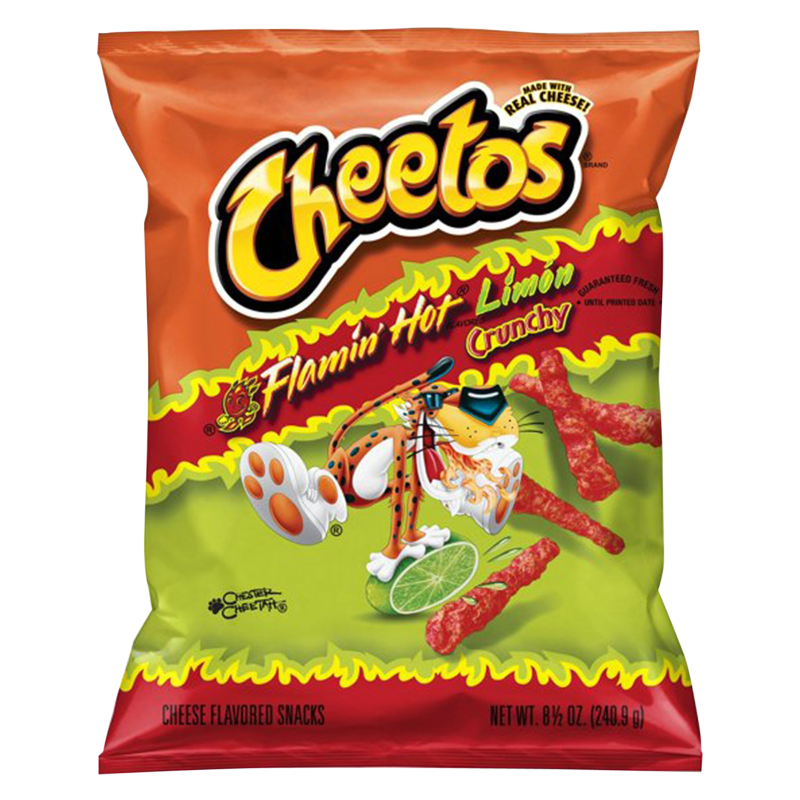 Cheetos Crunchy Flamin’ Hot Limon 8.5oz