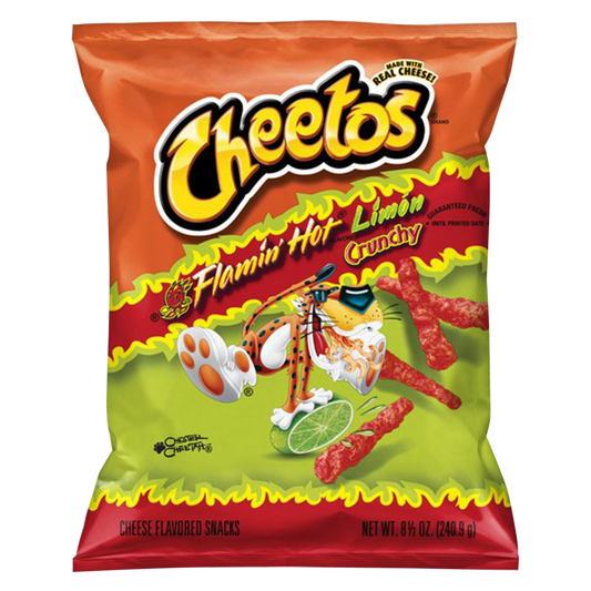 Cheetos Crunchy Flamin’ Hot Limon 8.5oz