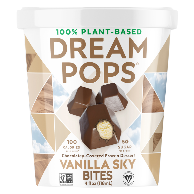 Dream Pops Vanilla Sky Dream Non-Dairy Bites 4oz