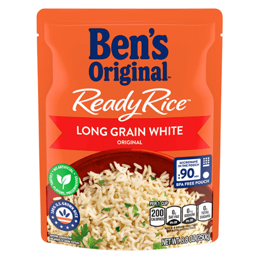 BEN'S ORIGINAL Ready Rice Original Long Grain White Rice Pouch 8.8oz