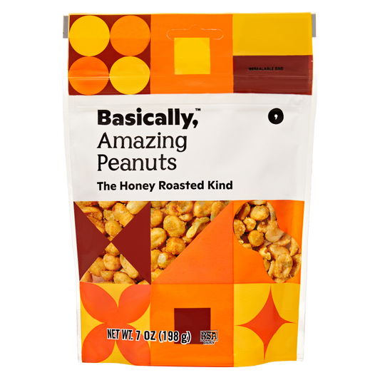 Basically, Honey Roasted Peanuts 7oz