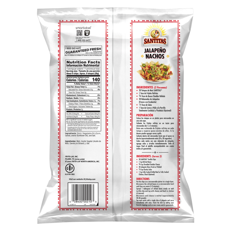 Santitas Original Tortilla Chips 11oz