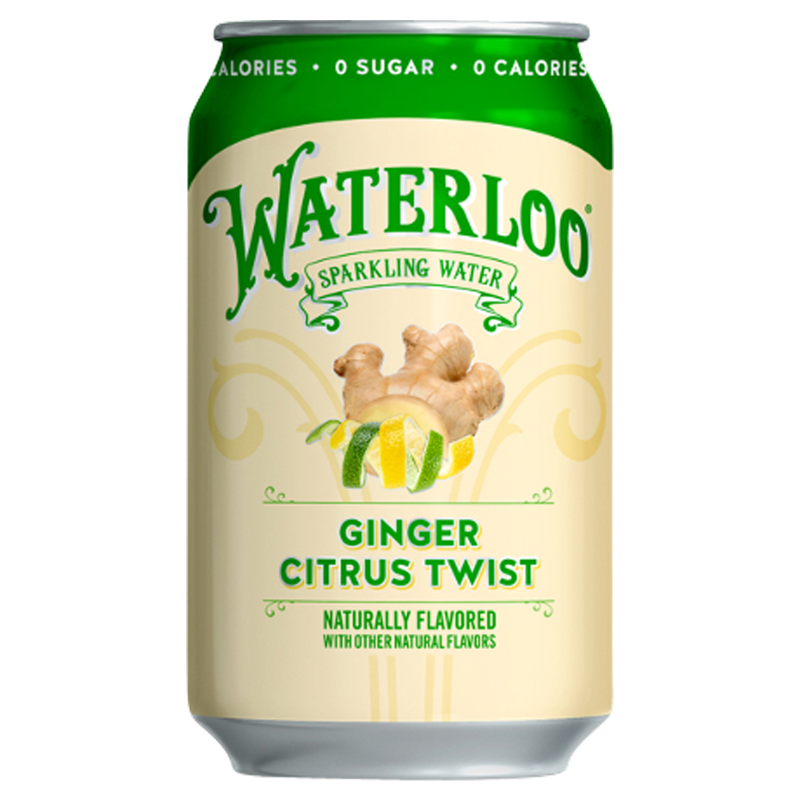 Waterloo Ginger Citrus Twist  Sparkling Water 12pk