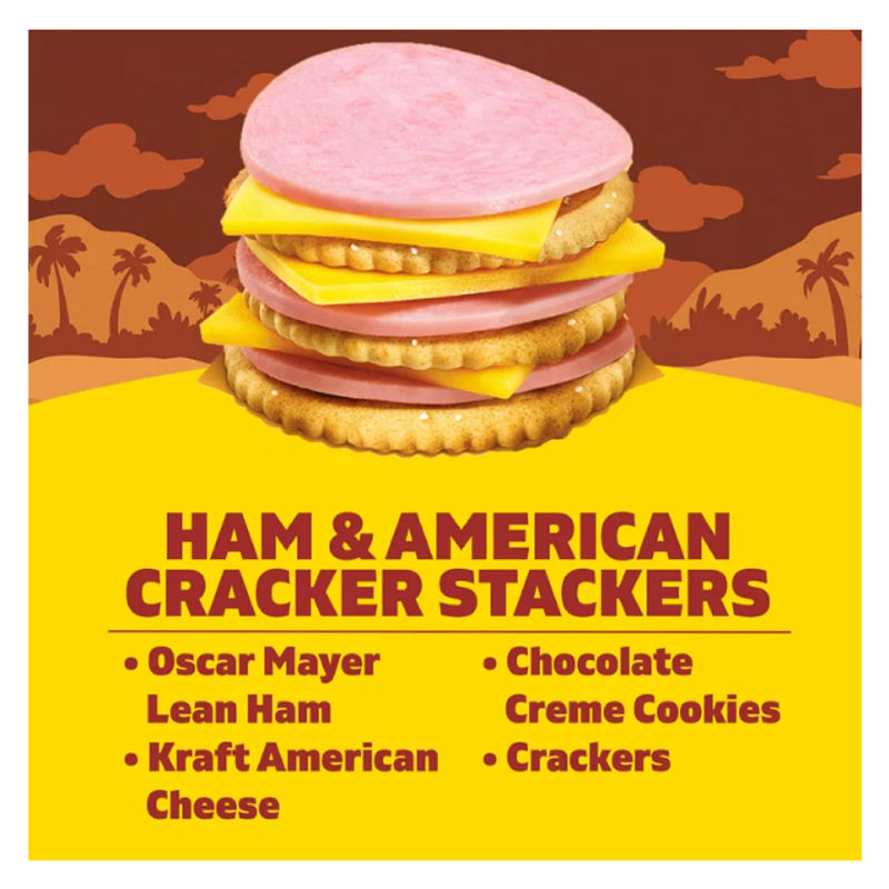 Lunchables Ham & Cheddar with Crackers -  3.2oz