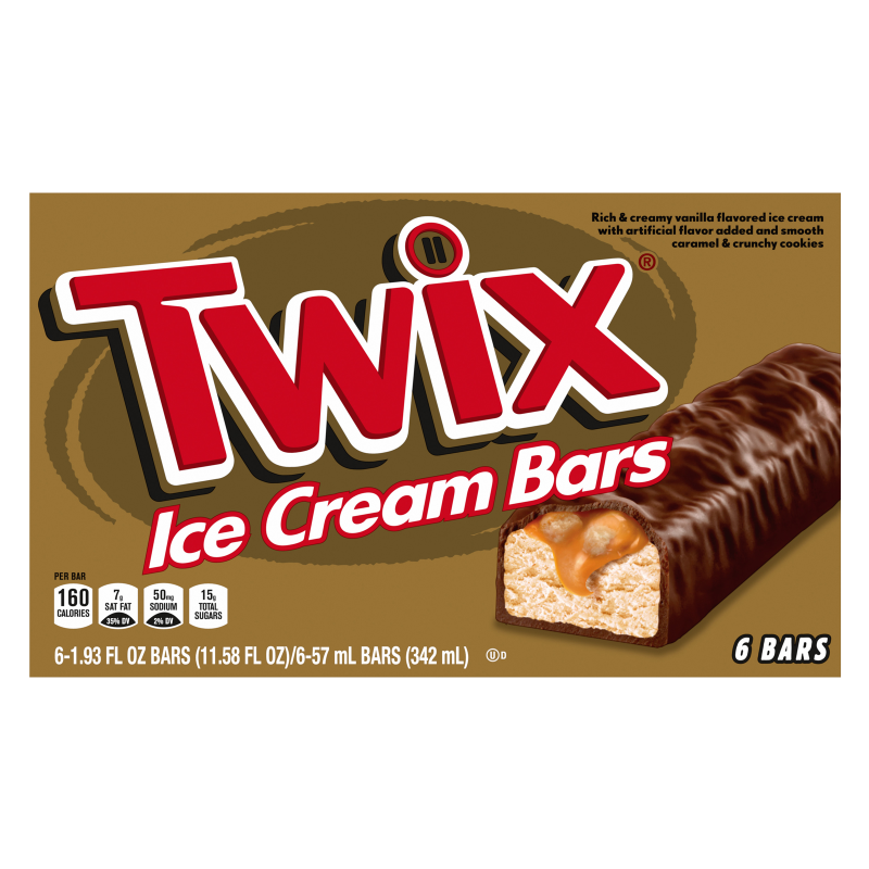 Twix Ice Cream Bars 6ct