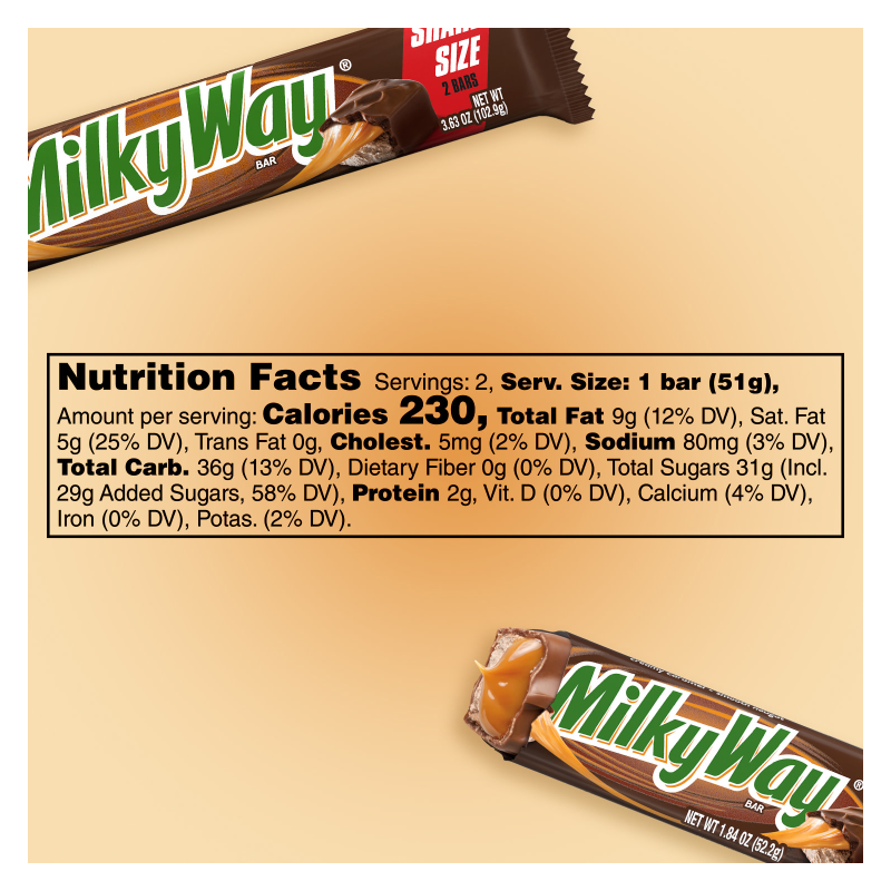 Milky Way Chocolate Bar Sharing Size 3.63oz