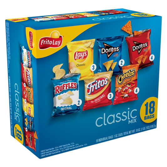 Frito Lay Classic Mix Multi Pack 18ct