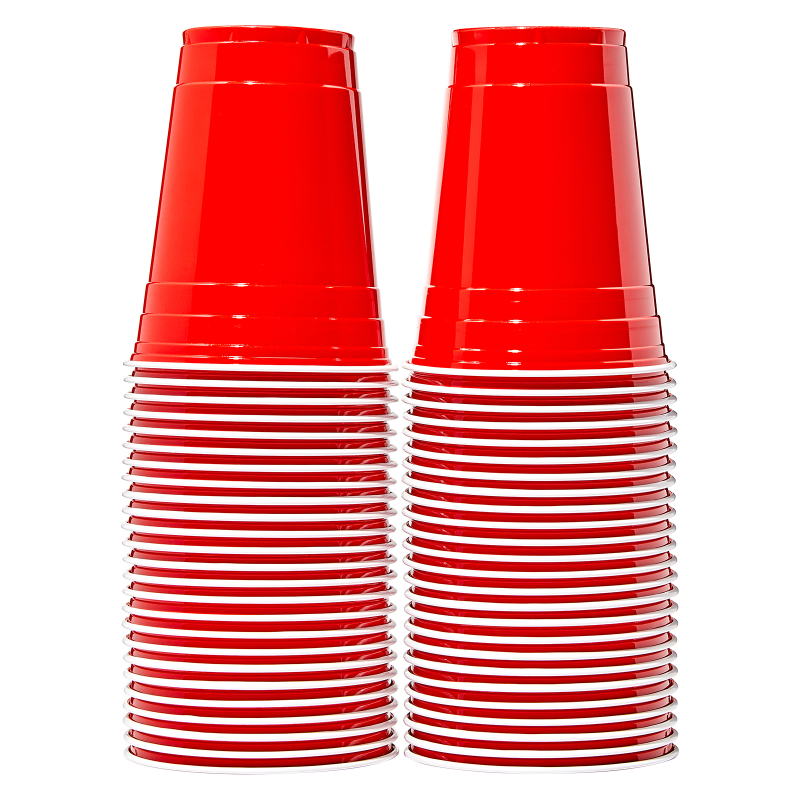 Basically, 50ct Red Party Cups