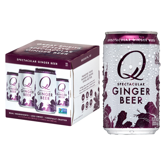 Q Drinks Ginger Beer 4pk 7.5oz Can