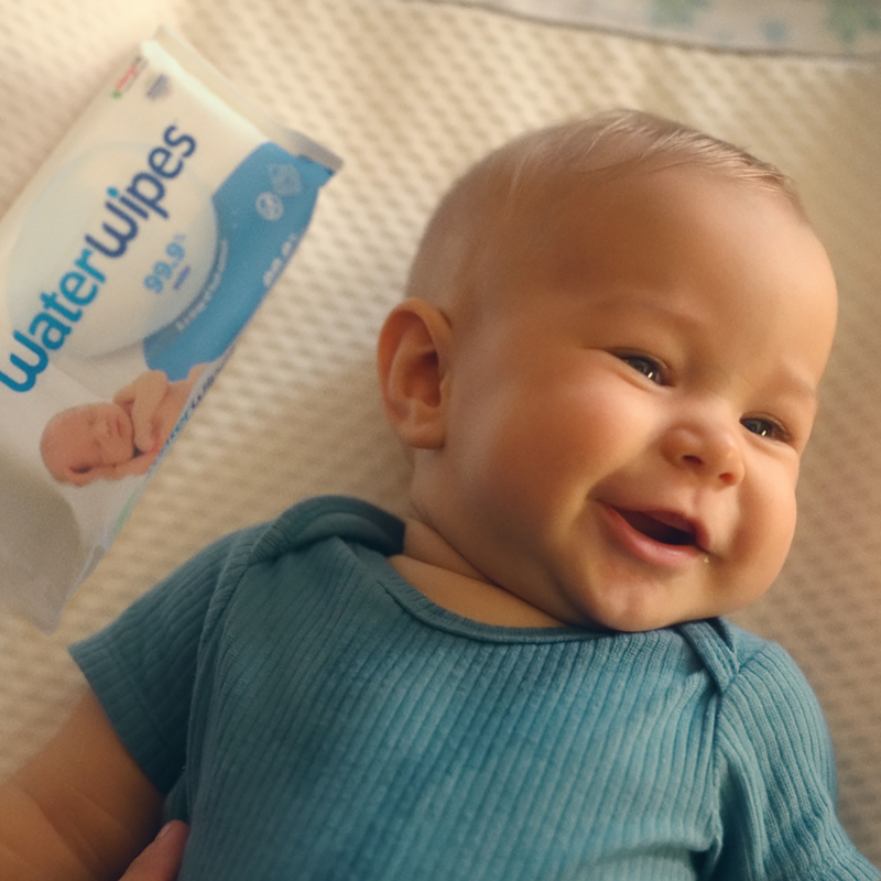 WaterWipes Plastic Free Sensitive Baby Wipes 60ct