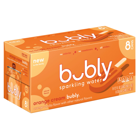 Bubly Orange Creamsicle 12oz 8pk