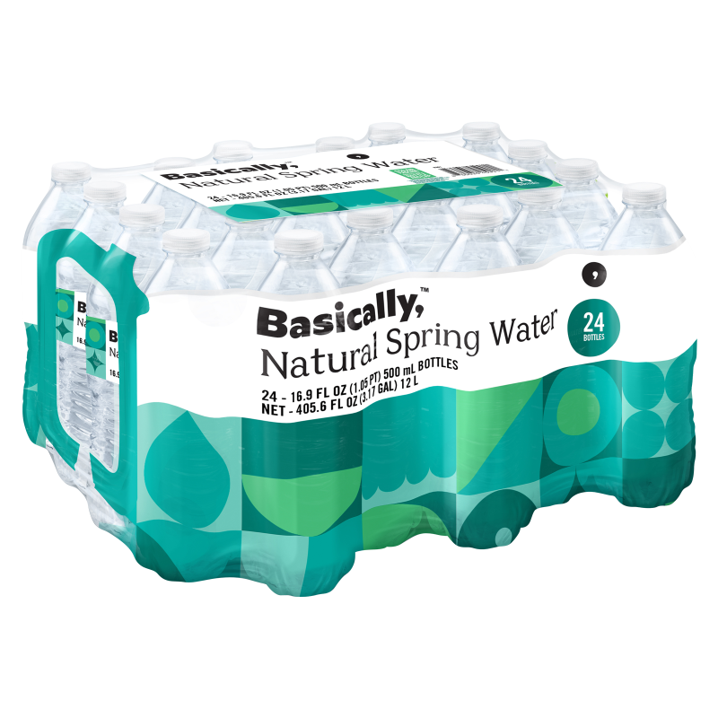 Basically, Spring Water 24ct 16.9oz Btls