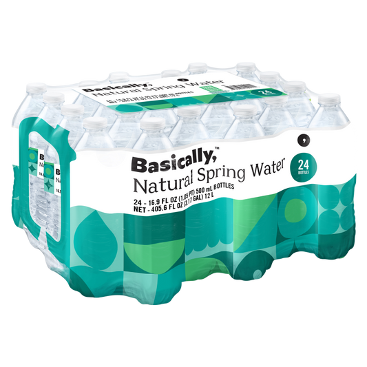 Basically, Spring Water 24ct 16.9oz Btls