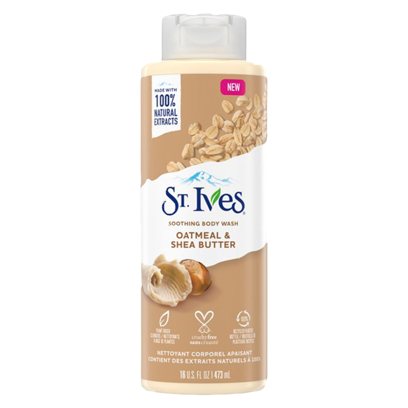 St. Ives Body Wash Oatmeal + Shea Butter 16oz