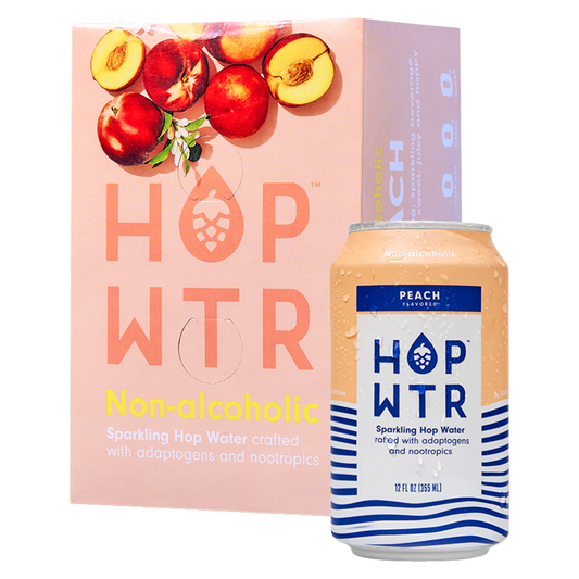 HOP WTR Peach 6pk 12oz Cans