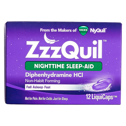 Vicks ZzzQuil Nighttime Sleep Aid LiquiCaps 12ct