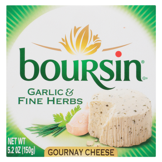 Boursin Garlic & Fine Herbs Gournay Cheese - 5.2oz