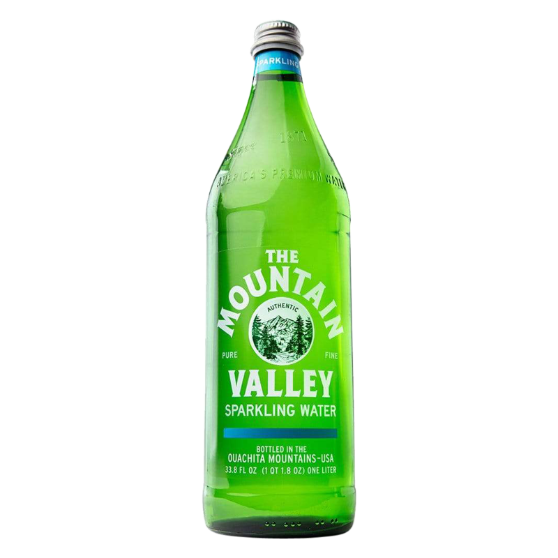 Mountain Valley Spring Water Sparkling Glass Bottle 1L