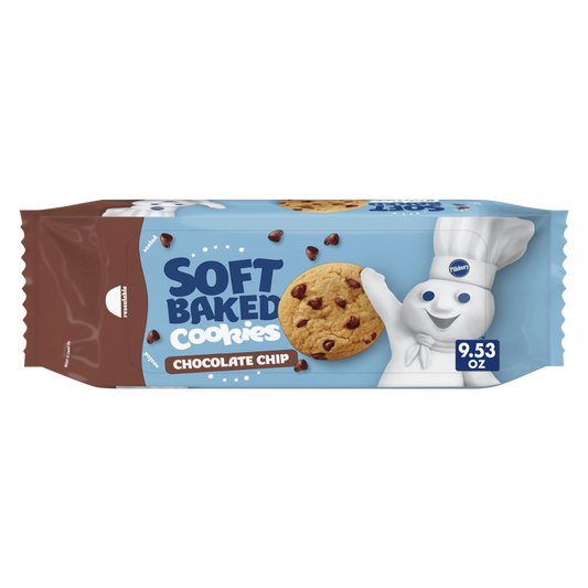 Pillsbury Soft Baked Chocolate Chip Cookies 9.53oz