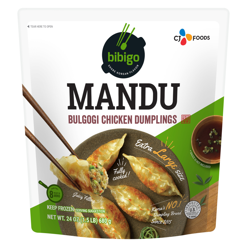 Bibigo Frozen Mandu Bulgogi Chicken Dumplings 24oz