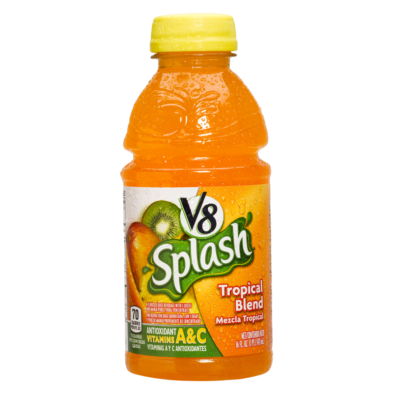 V8 Splash Tropical Blend Juice 16oz Btl