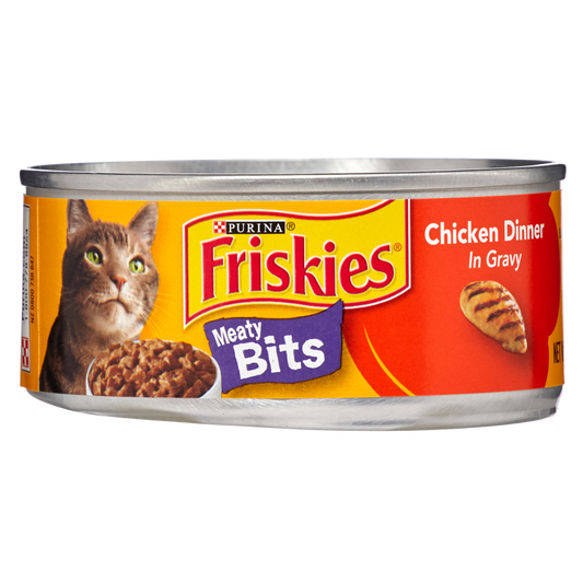 Purina Friskies Meaty Bits Chicken in Gravy Wet Cat Food 5.5oz