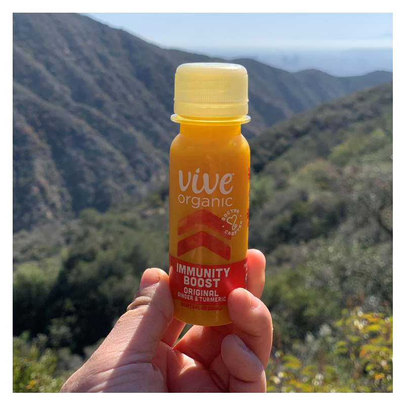 Vive Organic Immunity Boost Original Ginger & Turmeric Shot 2oz B