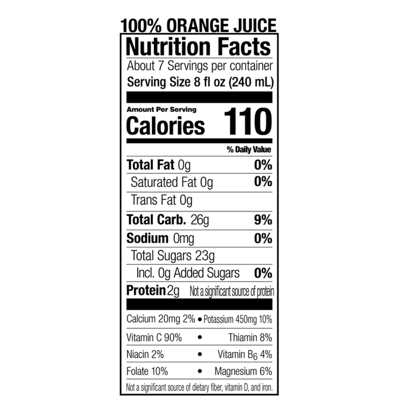 Simply Pulp Free Orange Juice 52oz