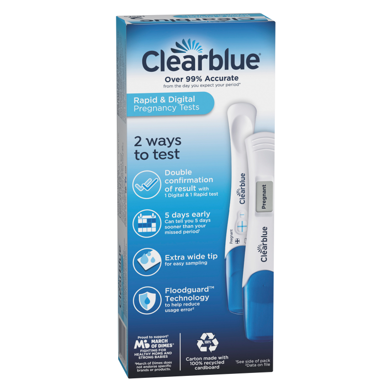 Clearblue Pregnancy Test Combo Pack 2ct