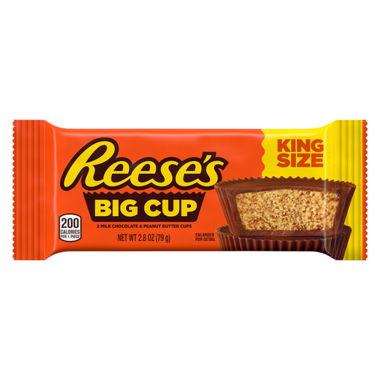 Reese's Big Cup Peanut Butter Cups King Size 2.8oz