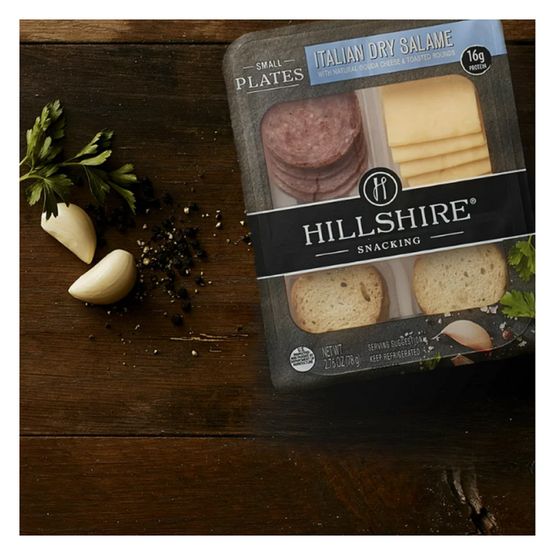 Hillshire Italian Dry Salame & Gouda Cheese with Crackers - 2.76oz