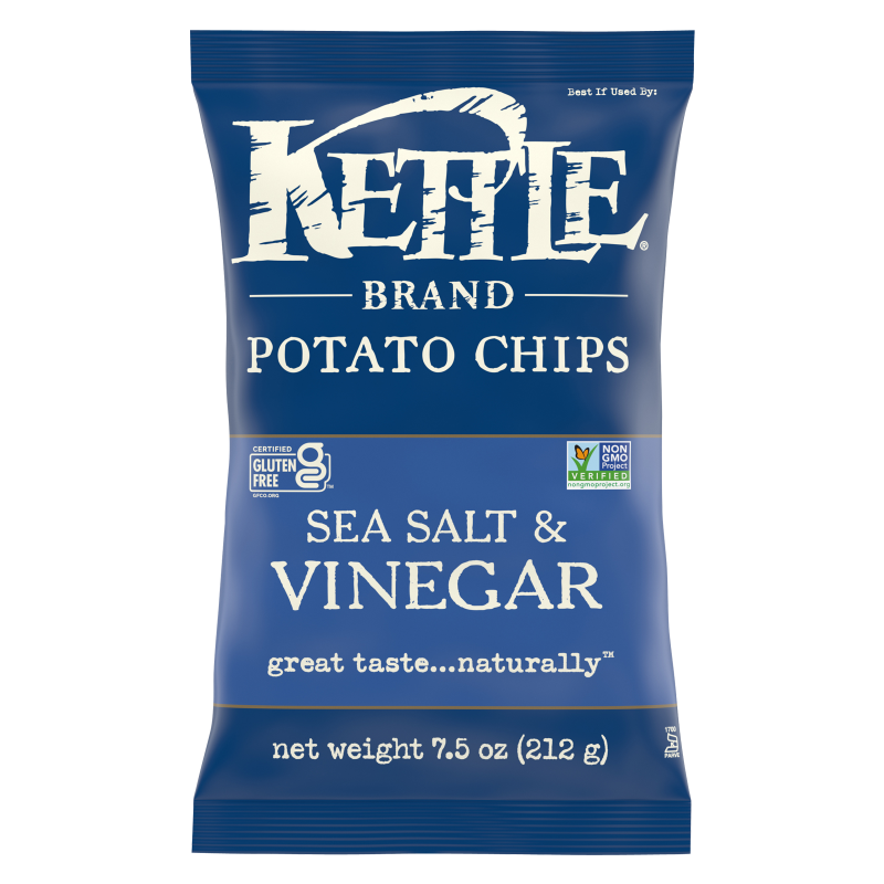 Kettle Brand Sea Salt And Vinegar Chips 7.5oz