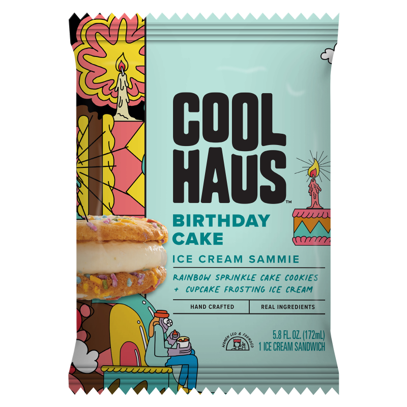 Coolhaus Birthday Cake Ice Cream Sandwich 5.8oz