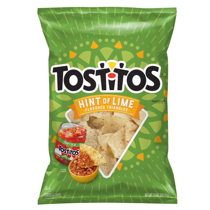 Tostitos Hint Of Lime Flavored Tortilla Chips 11oz