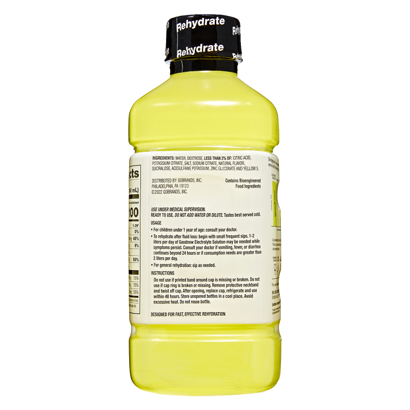 Goodnow Electrolyte Solution Lemon Lime 1L