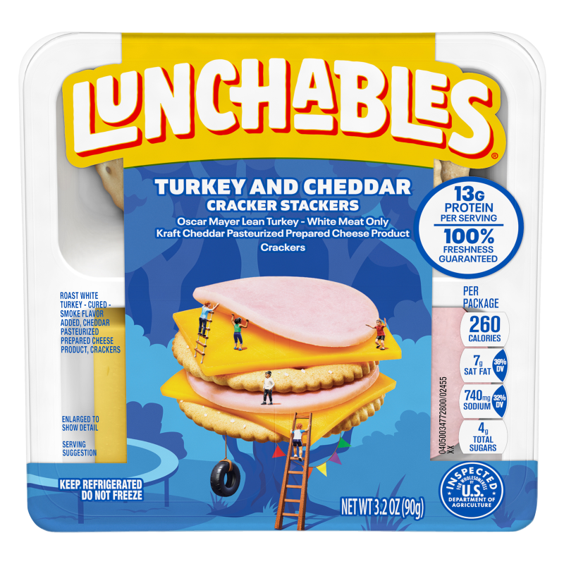 Lunchables Turkey & Cheddar with Crackers - 3.2oz