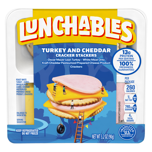 Lunchables Turkey & Cheddar with Crackers - 3.2oz