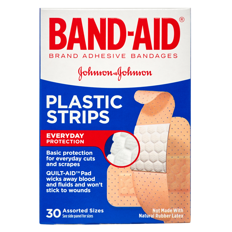 Band-Aid Plastic Strips 30ct