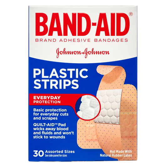 Band-Aid Plastic Strips 30ct