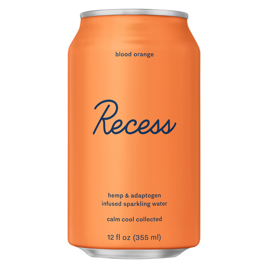 Recess Blood Orange CBD Sparkling Water 12oz Can