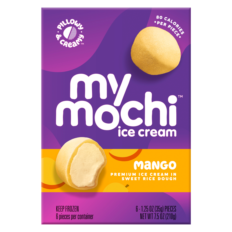 My Mochi Ice Cream Sweet Mango 6ct