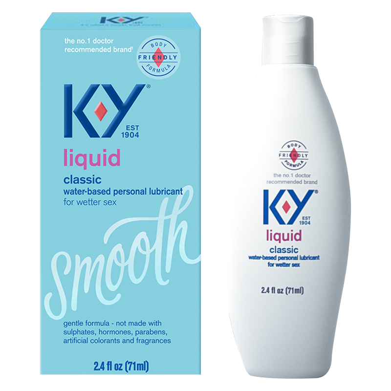 K-Y Liquid Water Based Lubricant 2.4 oz