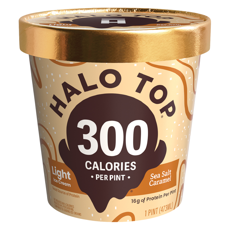 Halo Top Sea Salt Caramel Ice Cream Pint