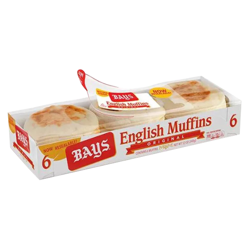 Bays Original English Muffin - 6ct/12oz