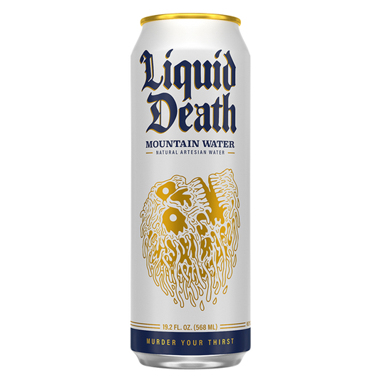 Liquid Death Mountain Water 19.2oz King Size Can