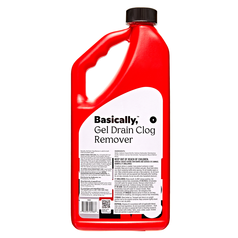 Basically, Drain Clog Remover Gel 32 oz.