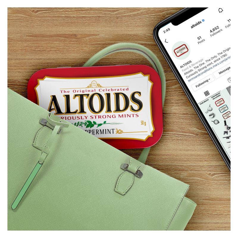 Altoids Peppermint Mints 1.76oz